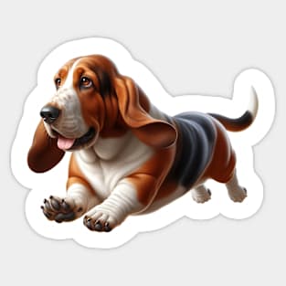 Basset Hound Sticker